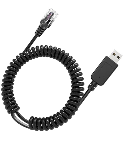 Plozoe A001 Radar Detector Cable With Usb To Rj11 Plug,Power Cable For Radar Detectors,Usb 5V-12V Power Cable,For Escort Uniden Radenso Xp Beltronics Cobra Whistler Radar Detector cover