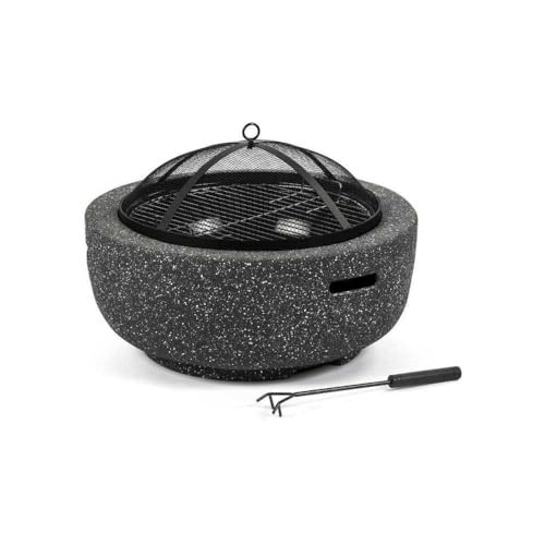 Fieldmann Gartengrill Grau mit Funkenschutzgitter