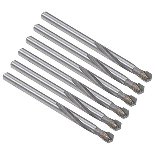 Image of sourcing map Cemented Carbide Twist Drill Bits 4.2mm Metal Drill Cutter for Stainless Steel Copper Aluminum Zinc Alloy Iron 6 Pcs