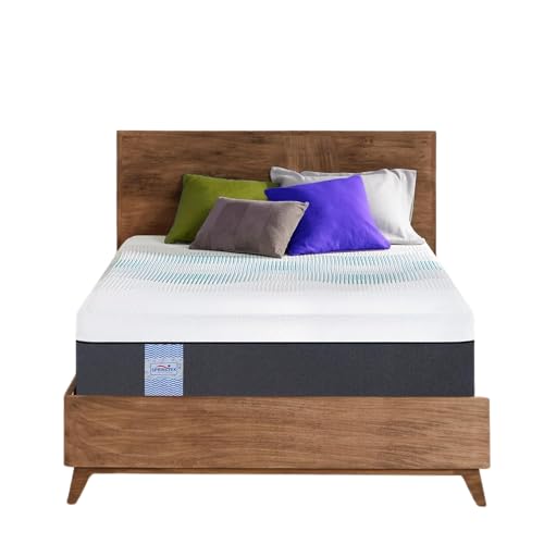 Springtek Aspire Grid Mattress | 6 Inches 4 Layered Multi Zoned Firm Base Cool Gel Memory & HR Foam with Heat Releasing Strips Orthopedic Gadda | Queen Size Bed Mattress | 78x60 Inch