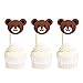 Produktbild 30 Stück Bären Cupcake Topper, süßer Bär, Cupcake Dekorationen, Kinderparty, Babyparty, Tiere, Motto-Feier, Geburtstag, Party Dekorationen