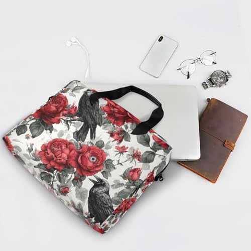 Funda para portátil ALAZA Crow Eye Rose hasta 15.6 pulgadas miniatura 7