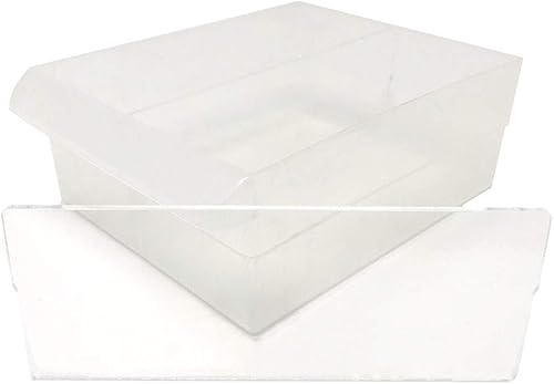 Miniatura 3 de Divisores hechos en Estados Unidos para armario de almacenamiento de plástico con cajones grandes, tamaño de Akro-Mils 40717, paquete de 24 (cajón