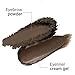 AFGHOUZ Cream Eyebrow Duo Kit, Brow Powder and Eyeliner Gel, Eye Brow Pomade Waterproof Highly Pigmented, Filler Thicker Brows, with Dual Head Brush