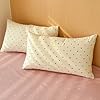 LIWHENHAO Polka Dot Duvet Cover Set Queen 100% Cotton Bedding Red Blue Pink Heart on White 1 Kawaii Cartoon Love Comforter Cover Full 2 Pillowcases for Kids Girls Boys Woman #5