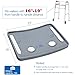Walker Tray for Elderly Disabled, Folding Rollator Desk Lap Board Eating Aid, Easy Install, Fits for 16