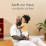 LILLYDOO Przyjazne dla skóry pieluchy dla niemowląt – rozmiar 1 (2-5 kg), pudełko półmiesięczne (72 szt.), bezpieczna ochrona przed wyciekiem, miękkie, bez perfum, bez balsamów i barwników do skóry