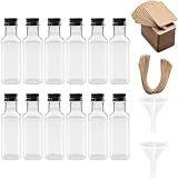【Applicazione versatile】 Queste mini bottiglie ripiene sono ideali per conservare bevande, salse, condimenti o come bottiglie decorative per gli shot da riempire in occasioni speciali