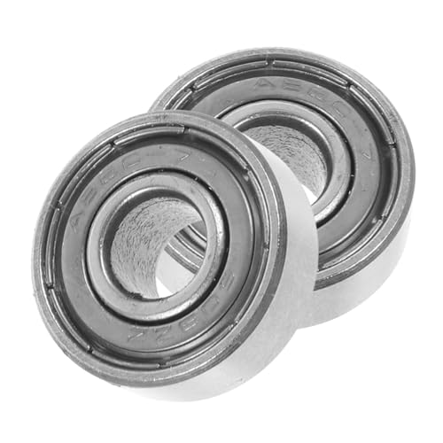 TOVINANNA 1セット 車椅子の付属品 車椅子パーツ 車椅子用パーツ 車椅子の交換部品 車椅子の前輪ベアリング 車椅子交換用アクセサリー 車椅子用ボールベアリング 鋼 Silver 2個