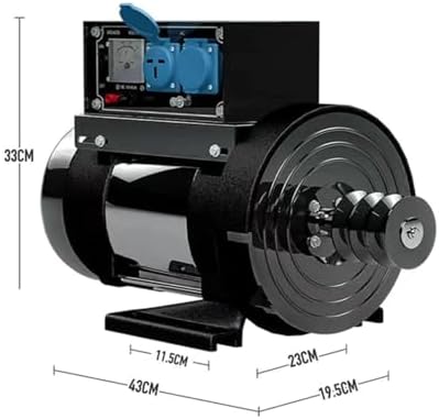 10KW 220V Single-Phase Diesel Generator Set, Compact All Copper Permanent Magnet Generator with Voltage Regulator & Pulley for Home Use, 5KW/6KW/8KW Options Available