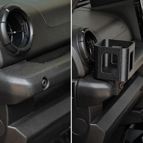 Image of Cup Holder for Jimny - Easy Install | Textured Finish (Pack Of 1) (BLACK)