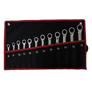 Yuekopou Zestaw Kluczy Płasko-Oczkowych 12 Pcs