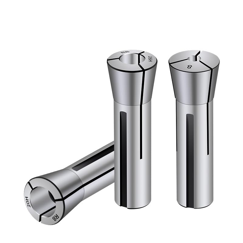 Fresadora de pinza R8, pinza métrica británica R8, soporte de herramienta de fresado de tamaño de sujeción, juego de mandril de mandril R8, pinza de resorte, 1 ud.