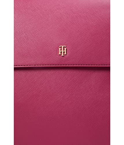 Tommy Hilfiger Beth II Flap Backpack Saffiano PVC Italian Wine One Size4