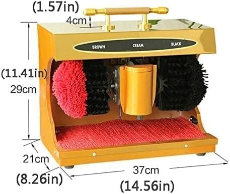 Cireuse de Chaussures électrique, cireuse de Chaussures à Induction Automatique, capteur Infrarouge entièrement Automatique, cireuse de Chaussures en Cuir d'hôtel Commercial dans Le Hall d(Color:noir)