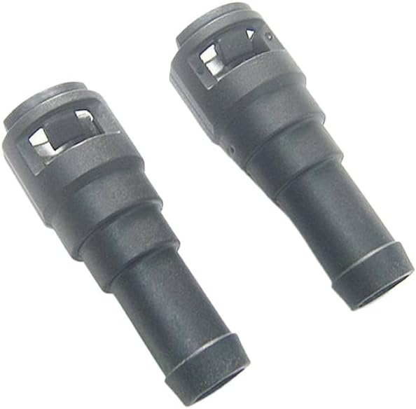 Engine Cooling System Heater Water Hose Connector BJ1H-61-240A Compatible with 323 Series Protege BJ Premacy and Similar Models(4 pcs Straight)
