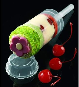 Mini Push-up Cake Pop Shooter (Push Pops) Plastic Containers - 100 Count
