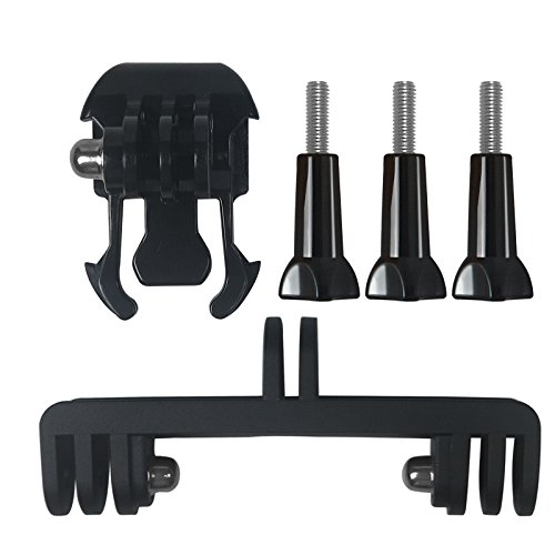 D e F, staffa a doppio braccio a vite lunga, treppiede e fibbia a sgancio rapido per GoPro, SJCAM, Xiaomi, Yi Action Camera e fotocamera subacquea