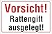 Produktbild Schild Vorsicht Rattengift ausgelegt, 3 mm Alu-Verbund (300 x 200 mm)
