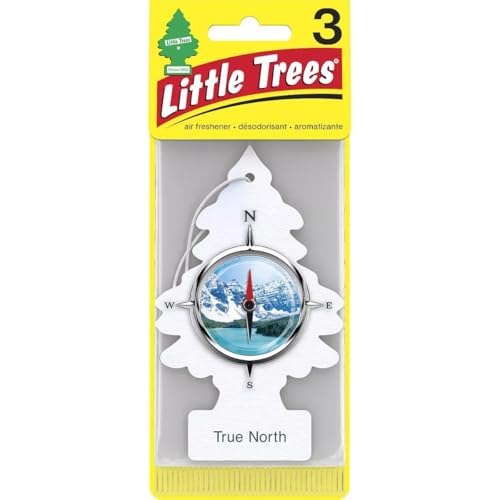 Image of LITTLE TREES Car Air Freshener | Hanging Paper Tree for Home or Car | True North | 3 Pack