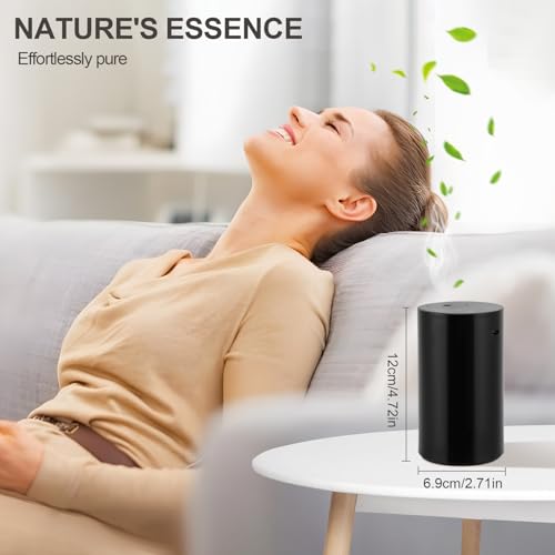 Diffuseur Huiles Essentielles UrbanHomes Noir Portable USB avec 3 Modes de Diffusion - 6
