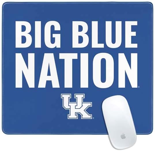 Skinit Extra Large Gaming Mouse Pad - Officially Licensed Kentucky Wildcats Design with Stitched Edges, Waterproof, Non-Slip Rubber Base, Desk Mat for Keyboard & Mouse, 35.75" x 15.4" inches