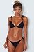 JFAN Bikini de Lazo Acanalado para Mujer Traje de Baño Brasileño con...