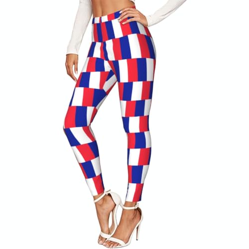 Leggings de entrenamiento suave: pantalones con bandera francesa para evitar rozaduras