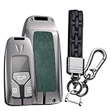 WUZUTU Coque de protection rigide compatible avec Audi A4 B9 B8 S4 S5 RS4 A5 F5 RS5 A6 A7 A8 D5 Q2 Q5 Q7 SQ5 SQ7 TT TTS TTRS R8 - Coque de protection en métal - Vert B
