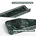 Koville Luxury Natural Indian Marble Incense Holder, Incense Holders for Sticks, Incense Burner Holder, Ideal for Meditation and Relaxing, Easy to Clean(Indian Green)