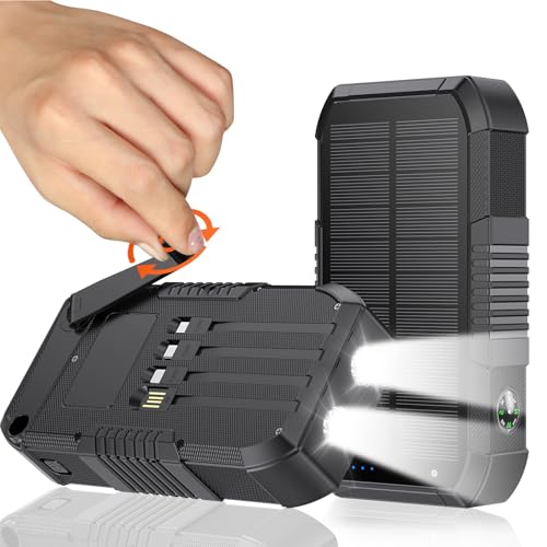 FALUOSHI 66800mAh Hand Crank Power Bank