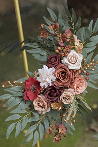 Serra Flora Artificial Flower Swag Wedding Arch Flowers Kit Decor (Pack Of 2) For Diy Dahlia Arrangements Party Welcome Ceremony Sign And Reception Backdrop Floral Decoration #TOP4