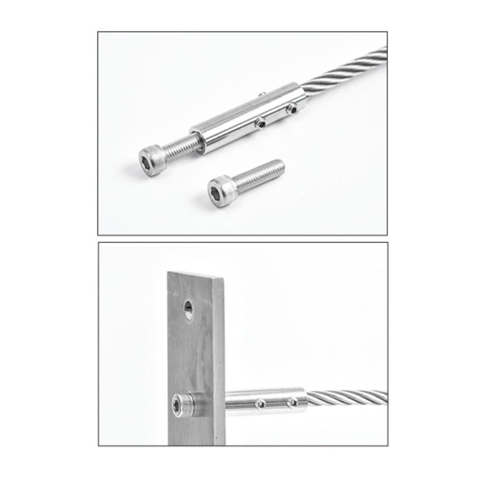 Vite terminale per fune metallica: ditale per ringhiere per cavi da 2 mm a 20 mm, durevole e affidabile per connessioni sicure