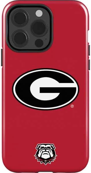 Skinit Impact Phone Case Compatible with iPhone 15 Pro - Officially Licensed University of Georgia Bulldogs Logo Design
