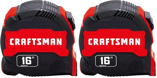 CRAFTSMAN Tape Measure, Compact Easy Grip, 16 FT (CMHT37441S)