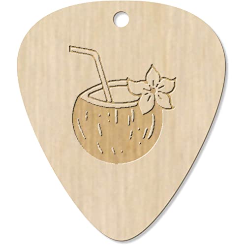 Azeeda 7 x ‘Cocktail à la Noix de Coco’ médiator/pic de Guitare (GP00026843) - Les Beatles, Paul McCartney, John Lennon, RIngo Starr, George Harrison Azeeda 7 x 'Cocktail à la Noix de Coco' médiator/pic de Guitare (GP00026843)