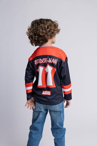 Image of Marvel Spider-Man Matching Family Athletic Hockey Jersey