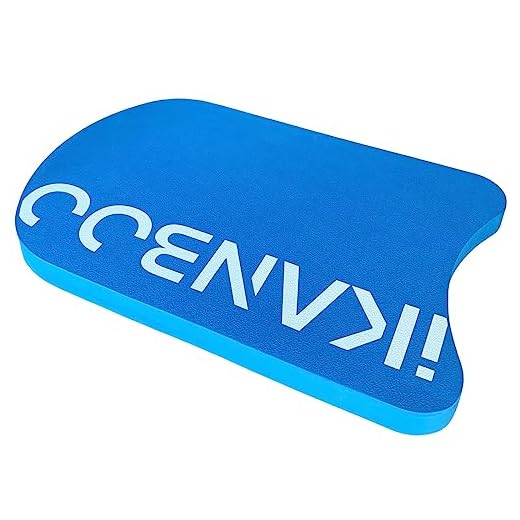 ikanboo Swimming Kickboard, Training Aid Float for Swimming and Pool Exercise, U Design Kick Board Workout Equipment, EVA Material Swim Buoy for Adults and Children