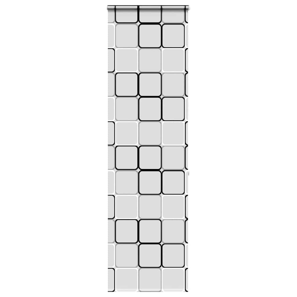 Tenda a rullo per doccia con cassetta, 60 x 240 cm, larghezza del tessuto 56 cm, PEVA, impermeabile, per protezione della privacy in bagno, montaggio a soffitto, con cassetta avvolgibile