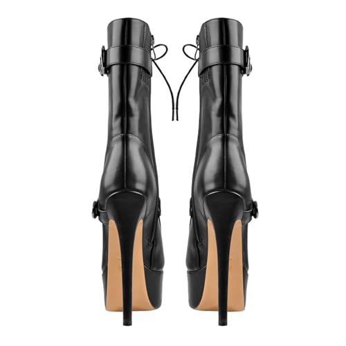 Boutines confortables talons aiguilles ultra hauts chic