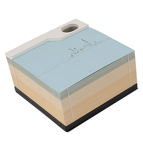 Bloc-notes 3D Chrees design nuit de decoration papier pour maison et classe - 7