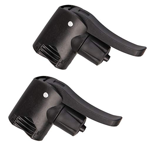 2-Piece Dual Head Bike Track Pump - Tire Tyre Air Pump with Valve Adapter for Bicycle Replacement Accessories