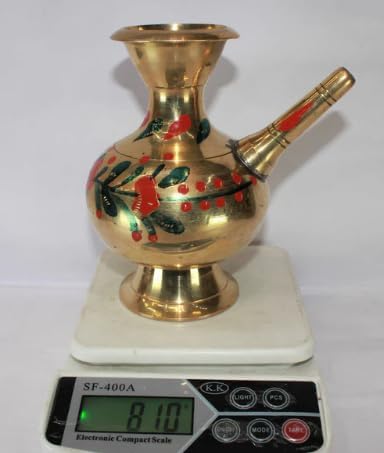 Brass Hookah Container with Spout 810g