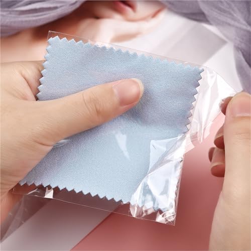 Nettoyer bijoux ternis avec 100 chiffons de polissage doux