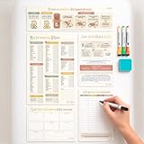 Set de 5 Pizarras Magnéticas para Nevera de Alimentación Complementaria en Español | Bebébite | Tabla de Primeros Alimentos, Control Alérgenos, Menú Semanal, Primeros Auxilios y Guía Rápida BLW
