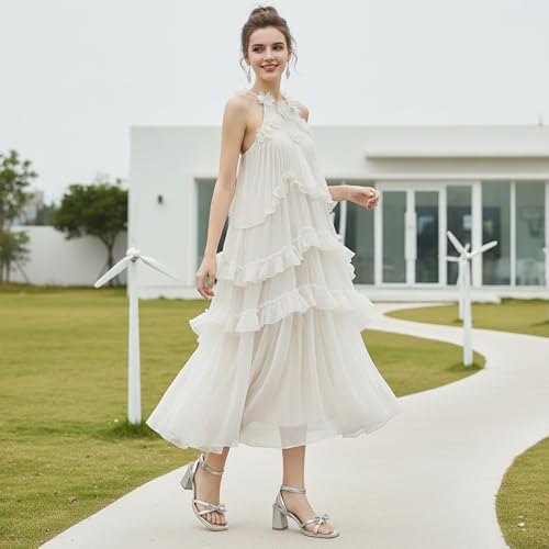 Image of rsxses High Heels for Women Bow Block Chunky Heels Square Open Toe Sandals Wedding Dress Party Strappy Heels