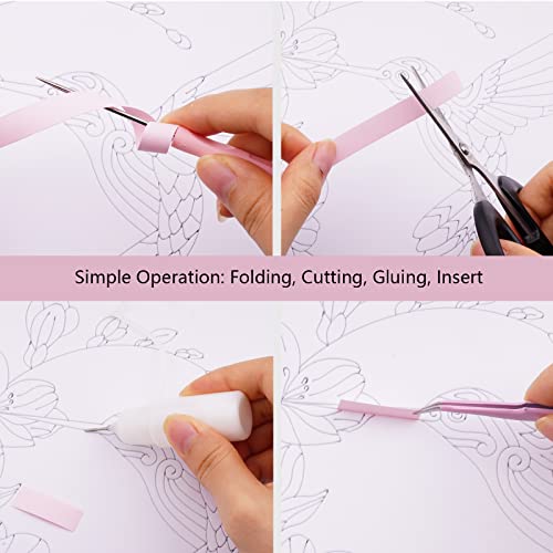 Uniquilling HRUS-LZQF2022YZ143-FBM Quilling Kit, Paper Quilling Kits thumb #2