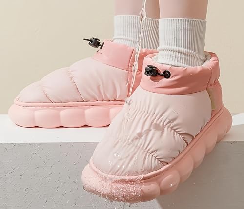 Sneaker Slippers for Women Warm House Fluffy Slippers Women Indoor and Outdoor Thickened Non-Slip Warm and Comfortable3