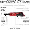 Milwaukee 2457-20 M12 Cordless 3/8 Sub-Compact 35 ft-Lbs 250 RPM Ratchet w/ Variable Speed Trigger