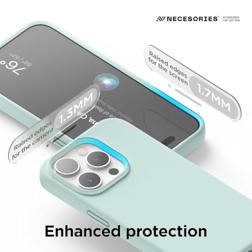 Image of Liquid Silicone Case Compatible for iPhone 13 Pro Max | Slim Back Cover | Soft Touch Bumper | Shockproof Drop Protection | Microfiber Cloth Inside | Sleek Solid Design
